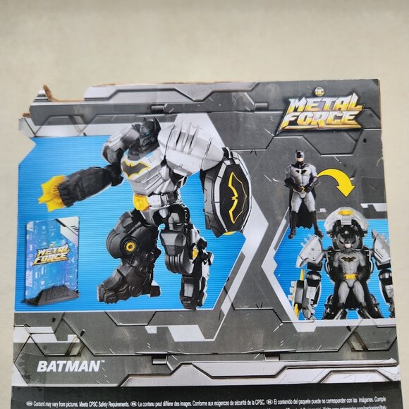 NEW DC Comics Metal Force Batman Action Figure 6" Toy Armor Suit Superhero Inclu - Picture 3 of 16